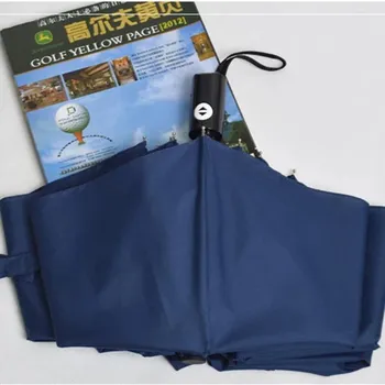 Wind Resistant Folding Automatic Umbrella Compact Auto Open & Close Car Umbrella Rain Man Canopy 8 Ribs Business Umbrella чёрный