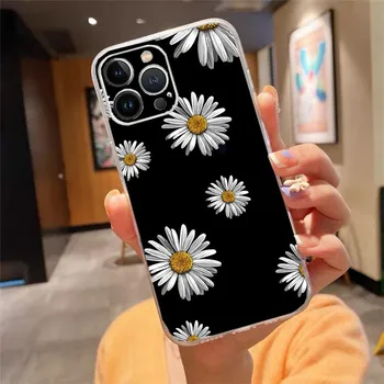 Чехол для телефона Daisy Flower для iPhone 15 14 Pro Max 13 12 11 Pro Max XSMax XR 12 13 mini 14 Plus iPhone 13ProMax