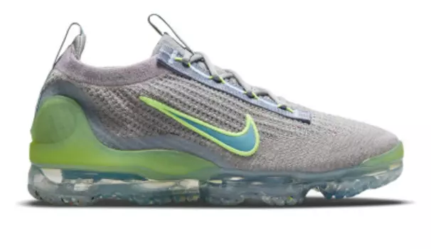 Air VaporMax Flyknit 2021 Grey Light Liquid Lime