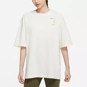 Back Print Oversize Tee White