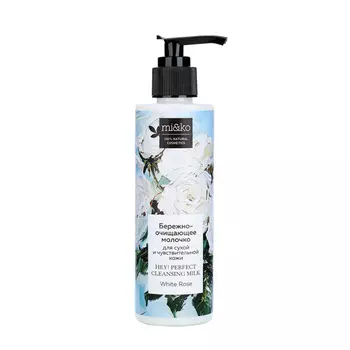 Молочко Miko White rose для лица бережное очищение 200 мл