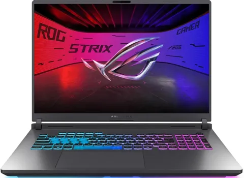 Ноутбук ASUS ROG Strix G18 G815LR-S9085 90NR0LT1-M00390 U9-275HX/32GB/1TB SSD/GeForce RTX5070Ti 12GB/18" IPS WQXGA/WiFi/BT/Cam/noOS/grey
