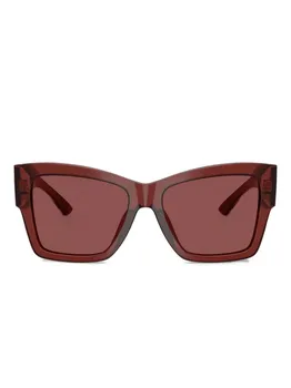 Солнцезащитные очки с принтованными дужками Dolce & Gabbana Eyewear, красный