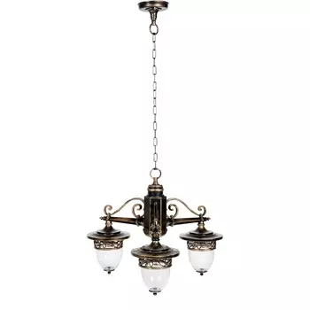 Уличный светильник под старину подвесной IP44 87270S/3/02 Gb Oasis Light KRAKOV 1 S