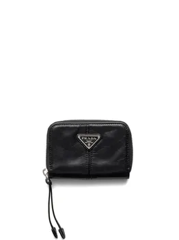 Складной бумажник Prada, черный