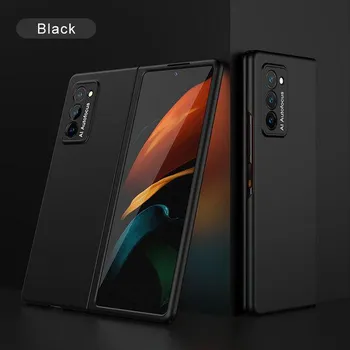 Ультратонкий матовый жесткий чехол для Samsung Galaxy Z Fold 2, антидетонационный противоударный защитный чехол для Samsung Galaxy Z Fold 2 Only case розового золота