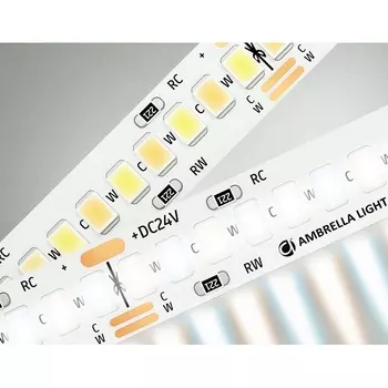 Светодиодная лента с регулировкой температуры света Ambrella Illumination GS4151 2835 240Led 18W/m 24V IP20 CCT 3000-650