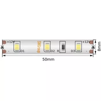Светодиодная лента SWG SWG260 SWG260-12-4.8-W-66-M