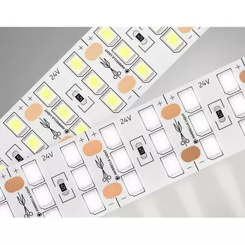 Светодиодная лента трехрядная Ambrella Illumination GS3902 2835 324Led 26W/m 24V IP20 4500K 5m