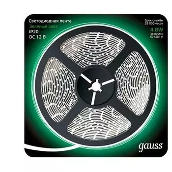 Светодиодная лента 12V 2835 Gauss 312000605