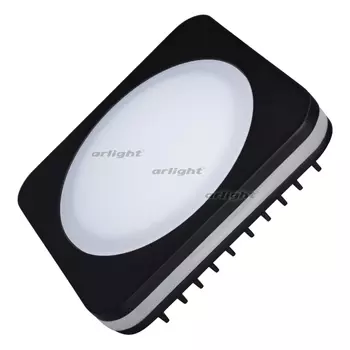 Светодиодная панель встраиваемая LTD-96x96SOL-BK-10W Warm White (Arlight, IP44 Пластик, 3 года) 022556