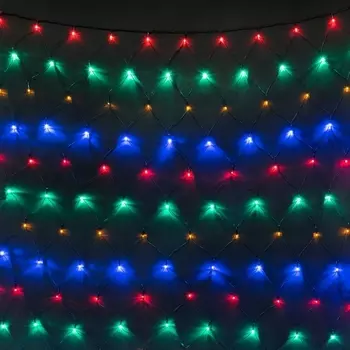 Светодиодная Сеть x м Разноцветная 24В, LED, Провод Черный ПВХ, IP54 Laitcom Сети NTL256M-11-1M
