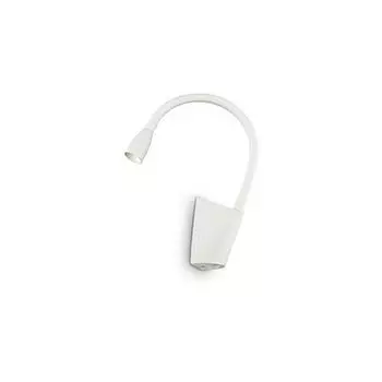 Светодиодное бра на гибкой ножке для чтения AP1 Ideal Lux Goose AP BIANCO