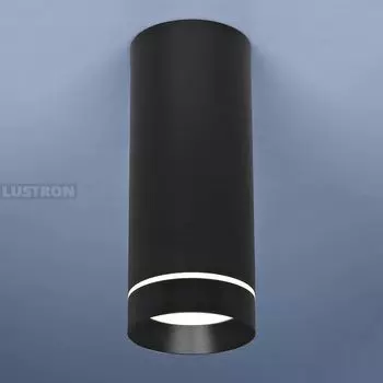 Светодиодный накладной светильник DLR022 12W 4200K черный матовый Elektrostandard Topper