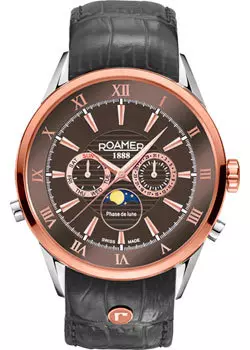 Швейцарские наручные мужские часы Roamer 508.821.47.53.05. Коллекция Superior