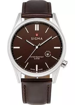 Швейцарские наручные мужские часы Sigma S005.410.04.02.2. Коллекция Кварцевые часы
