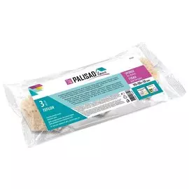 Губки для посуды Teflon, 90 X 80 X 30 мм, 3 шт., Home Palisad