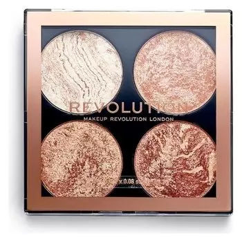 Хайлайтер для лица 4 в 1 "Highlighter &amp; Bronzer Cheek"
