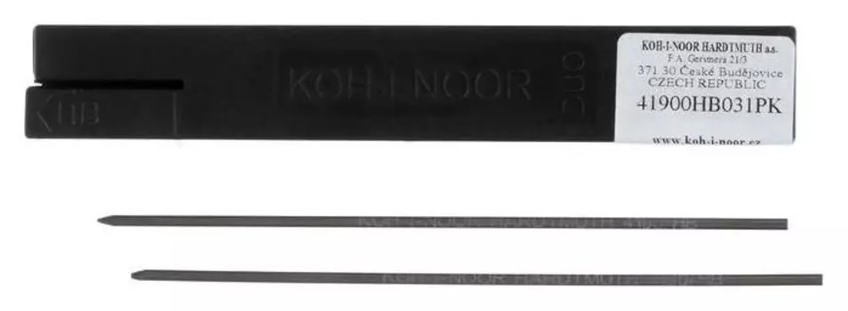 Грифели для цанговых карандашей 2.0мм Koh-i-noor 4190 HB, 2шт