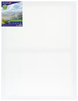 Холст на подрамнике Brauberg ART Classic, 60х80 см, 420 г/м2, 45% хлопок 55% лен, среднее зерно, 191660