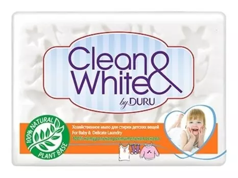 Хозяйственное мыло Duru Clean&amp;white детское, 125 г
