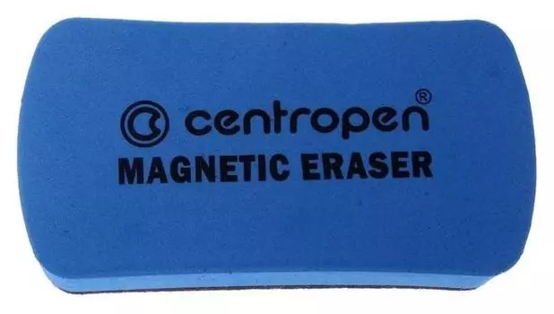 Губка для маркерных досок, магнитная, Centropen 9797, 180*95*20 мм, в пакете