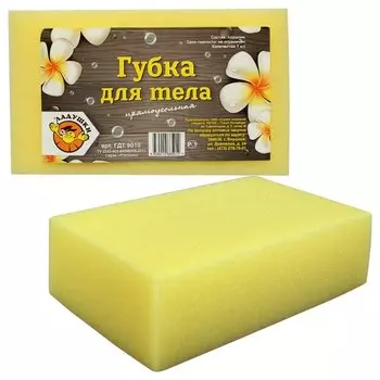 Губка для тела прямоугольная