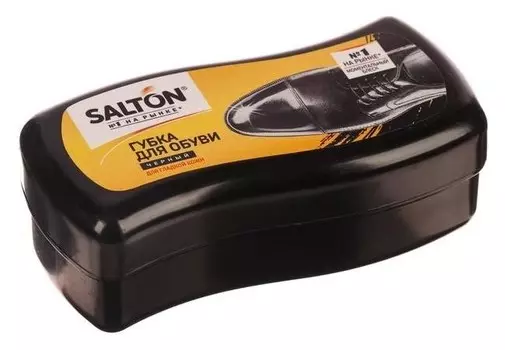 Губка волна, Salton, миди для гладкой кожи черная