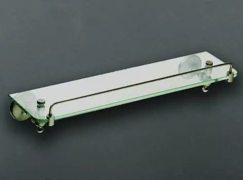 Стеклянная полка Art&max Antic AM-E-2682Q бронзовая