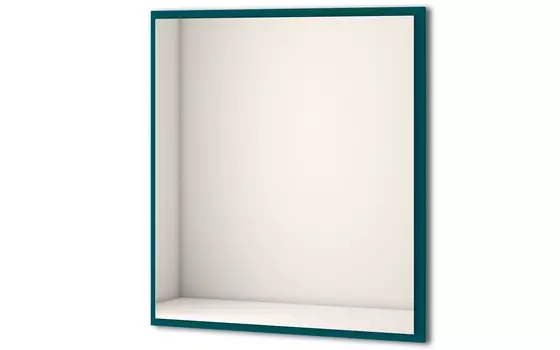Зеркало с подстветкой Cezares Tiffany 98 см 45048 подвесное, Blu Petrolio