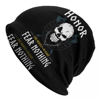 Викинги Berserker Skullies шапки шапки унисекс женские унисекс крутая зимняя теплая вязаная шапка для взрослых шапки с капюшоном Beanies Hat