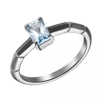 Серебряное кольцо с топазом Sky