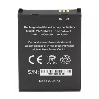 Аккумулятор M3 Mobile, 4300mAh для SL10K, черный (SL1K-BATT-S43)