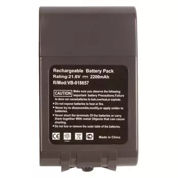 Аккумулятор 61034-01-2200, 2.2Ah 21.6V , для Dyson, черный (844422)