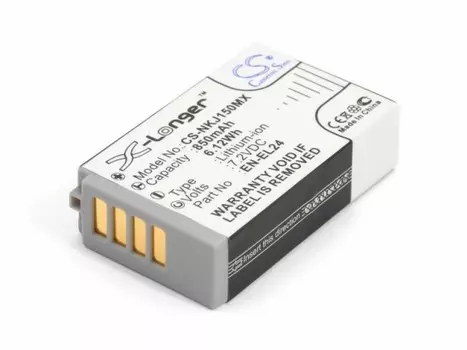Аккумулятор CameronSino CS-NKJ150MX для Nikon 1 J5 (EN-EL24, VFB11901) (P105.00111)