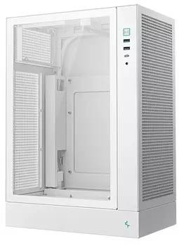 Корпус mATX Deepcool CH170 PLUS WH белый, без БП, 2*USB 3.0, USB Type-C