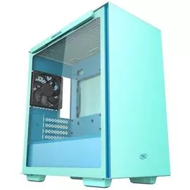 Корпус mATX Deepcool MACUBE 110 голубой, без БП, боковое окно с закаленным стеклом, 2*USB 3.0, audio