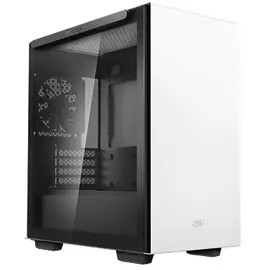Корпус mATX Deepcool MACUBE 110 WH без БП, боковое окно (закаленное стекло), белый