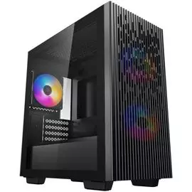 Корпус mATX Deepcool MATREXX 40 3FS черный, без БП, боковое окно из закаленного стекла, USB 3.0, USB 2.0, audio