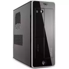 Корпус mATX Delux DLC-ML113 ML113(450) черно-серебристый, БП 450W (USB2.0, card reader)