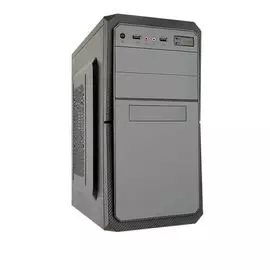 Корпус mATX Exegate BA-202 EX284023RUS черный, БП 500W с вент. 8см, 2*USB, аудио