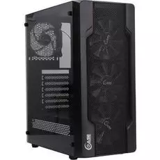 Корпус ATX Powercase Mistral X4 Mesh CMIXB-F4 чёрный, без БП, с окном, USB 3.0, 2*USB 2.0, audio