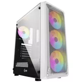 Корпус ATX Powercase Mistral Z4 White CMIZW-L4 белый, без БП, боковая панель из закаленного стекла, USB 3.0, 2*USB 1.1, audio
