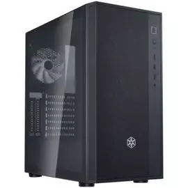 Корпус ATX SilverStone FARA R1 PRO V2 SST-FAR1B-PRO-V2 черный, без БП, боковая панель из закаленного стекла, 2*USB 3.0, USB 2.0, audio