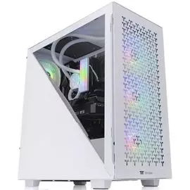 Корпус ATX Thermaltake Divider 300 TG Air Snow CA-1S2-00M6WN-02 белый, без БП, боковая панель из закаленного стекла, USB Type-C, 2*USB 3.0, audio