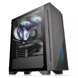 Корпус ATX Thermaltake H330 TG CA-1R8-00M1WN-00 черный, без БП, с окном, 2*USB2.0, USB3.0, audio