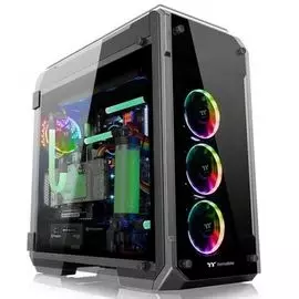 Корпус ATX Thermaltake View 71 TG RGB CA-1I7-00F1WN-01 черный, без БП, с окном, подсветка, 2xUSB 2.0