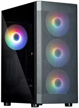 Корпус ATX Zalman i4 TG black, без БП, окно, USB2.0, 2*USB3.0, audio