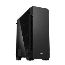Корпус ATX Zalman S3 TG черный, без БП, боковая панель из закаленного стекла, USB 3.0, 2*USB 2.0, audio