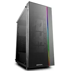 Корпус eATX Deepcool MATREXX 55 V3 ADD-RGB черный, без БП, с окном, USB 3.0, 2*USB 2.0, audio